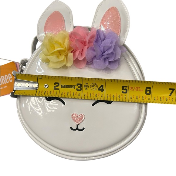 Gymboree White Bunny Crossbody Bag Spring Celebrations Girls NWT - Picture 3 of 7